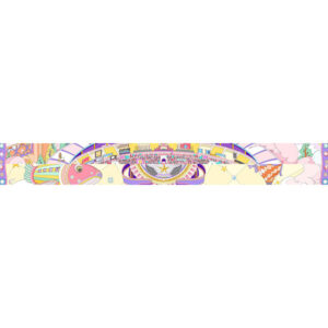 “星穹绿茵”紫色斜纹绸窄长条丝巾（ Star Sky Green Grass Purple Striped Silk Narrow Strip Scarf）