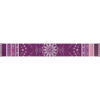“足韵织梦”紫色斜纹绸窄长条丝巾（ Foot Harmony Dreamweaving Purple Striped Silk Narrow Strip Scarf）