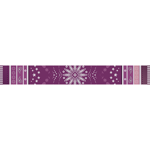 “足韵织梦”紫色斜纹绸窄长条丝巾（ Foot Harmony Dreamweaving Purple Striped Silk Narrow Strip Scarf）